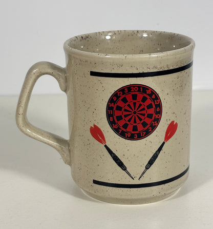 Hornsea Retro Darts Theme Coffee Mug