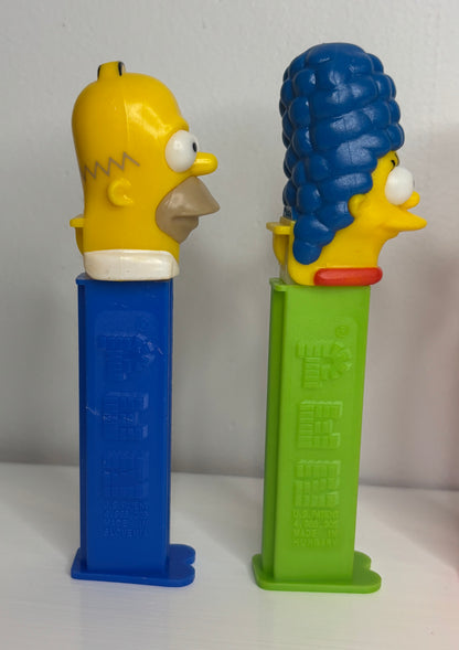 The Simpsons Cartoon Vintage Pez Dispensers