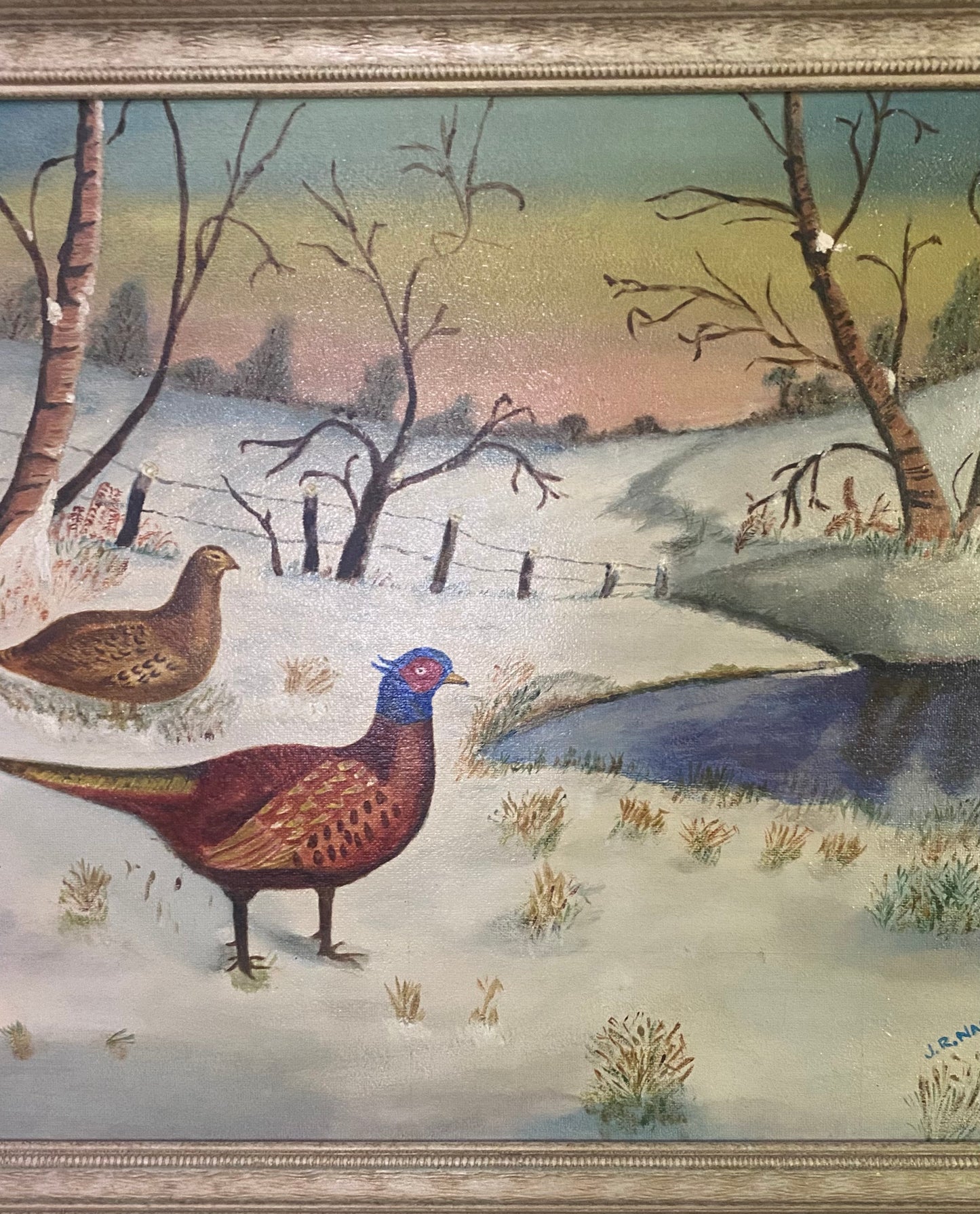 Original J.R. Napier Pheasant Painting