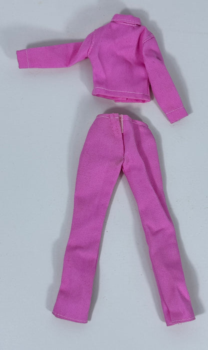 Barbie Fashion Avenue Pink Flower Jacket and Pants Set