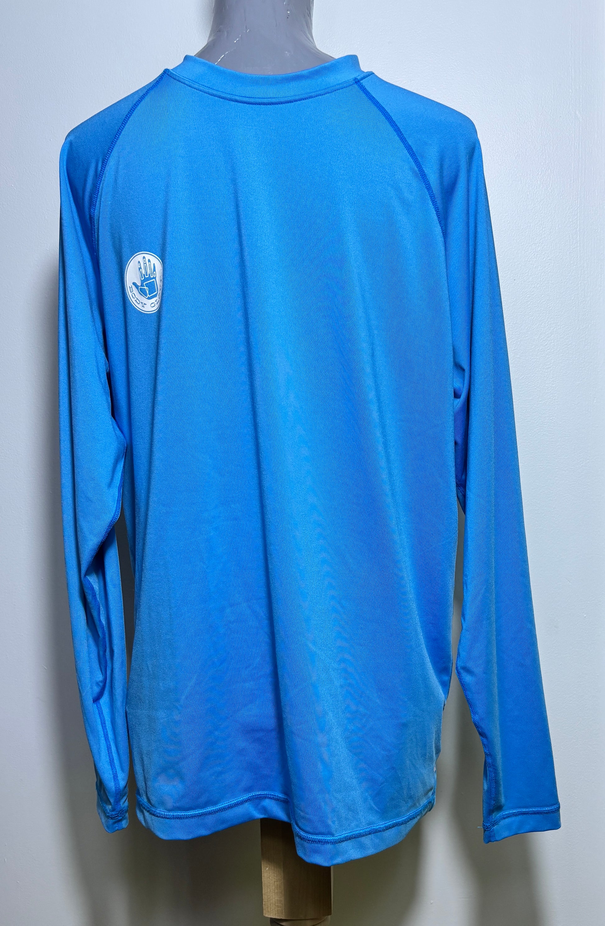 Body Glove Blue Rash Guard Long Sleeve Shirt
