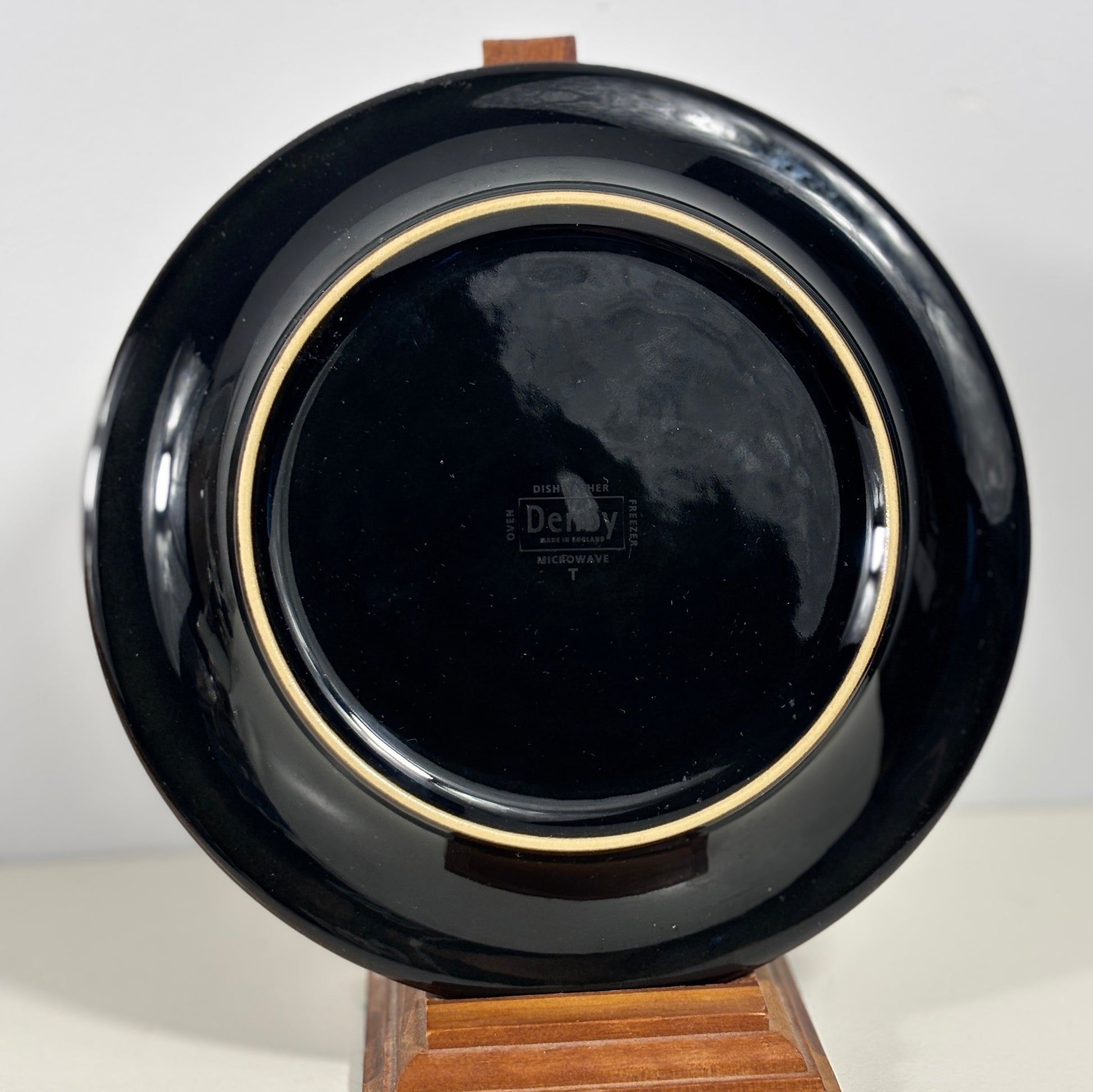 Denby Elements Jet Black Bread Plate