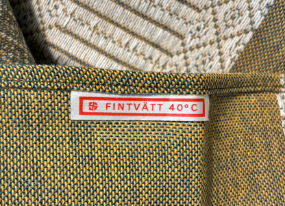 Fintvatt Green Geometric Vintage Woven Tablecloth