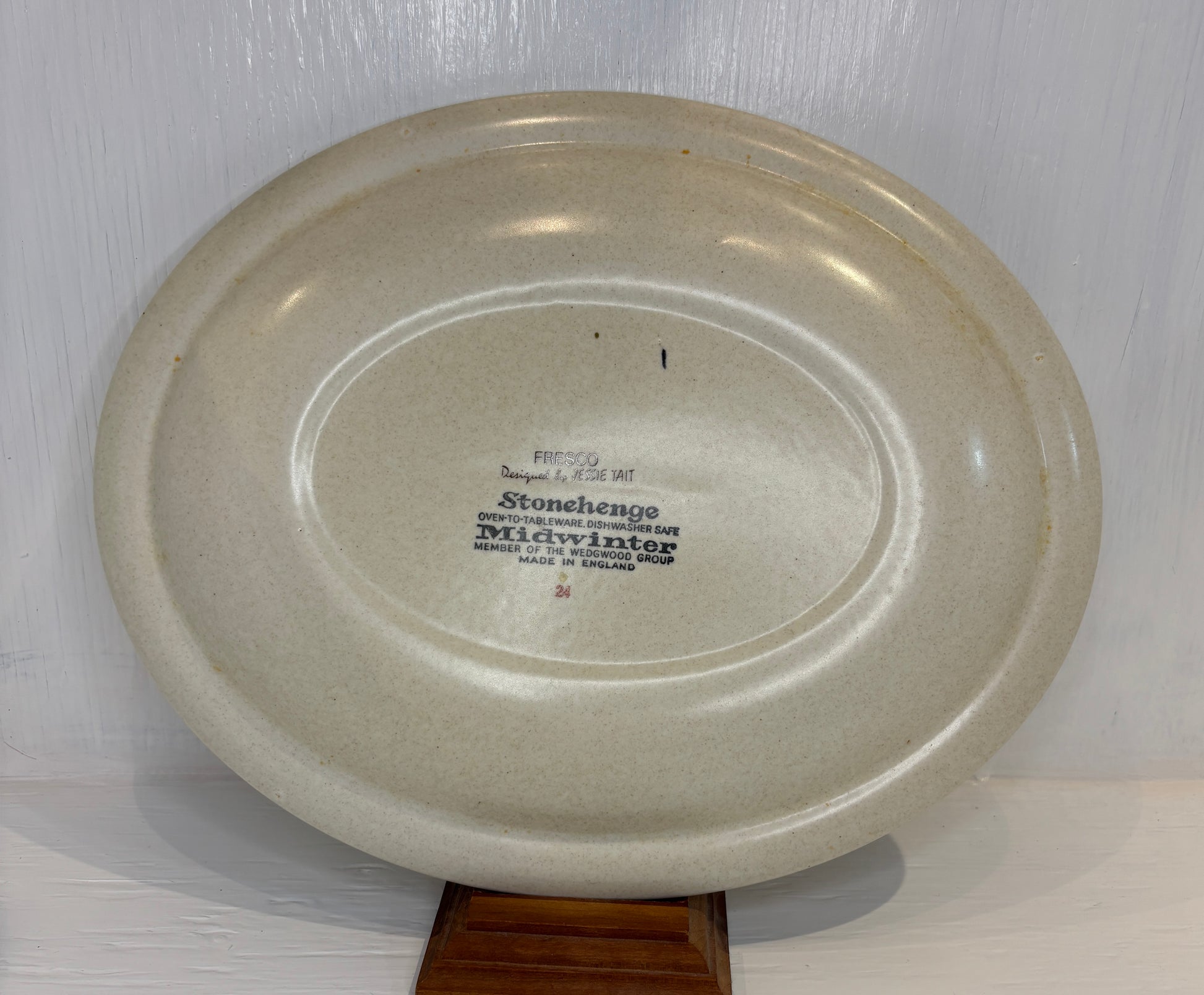 Stonehenge Midwinter Fresco Oval Serving Platter