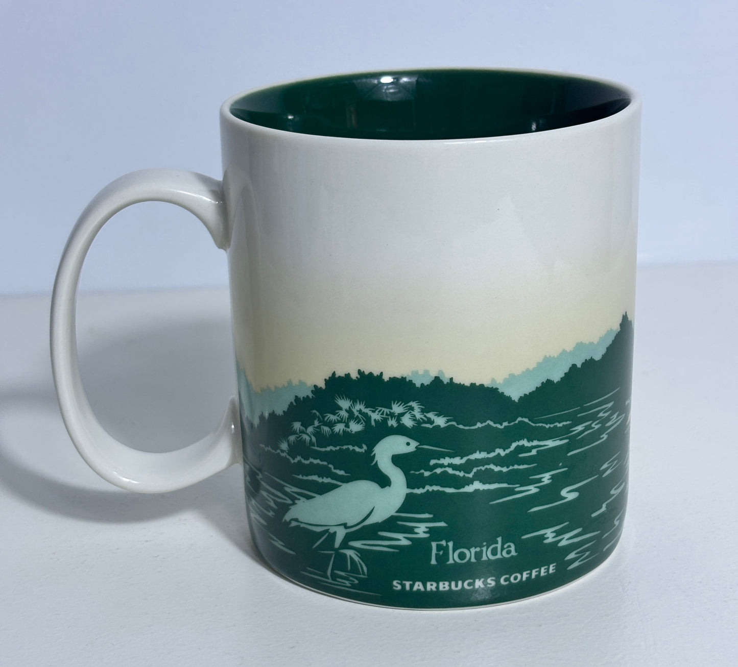 Starbucks Coffee mug with Florida design on a white background