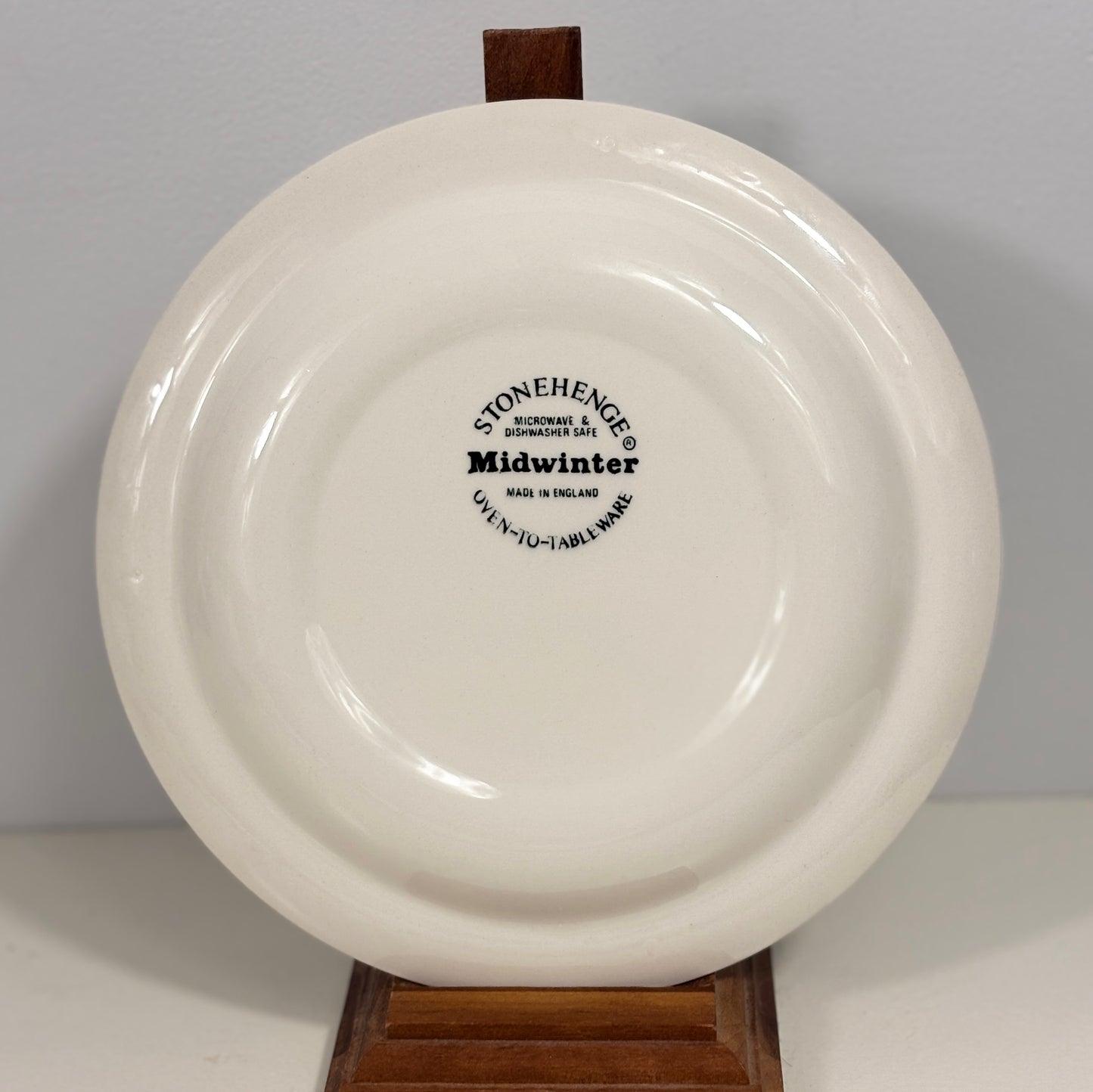 Stonehenge Midwinter White Bread & Butter Plate