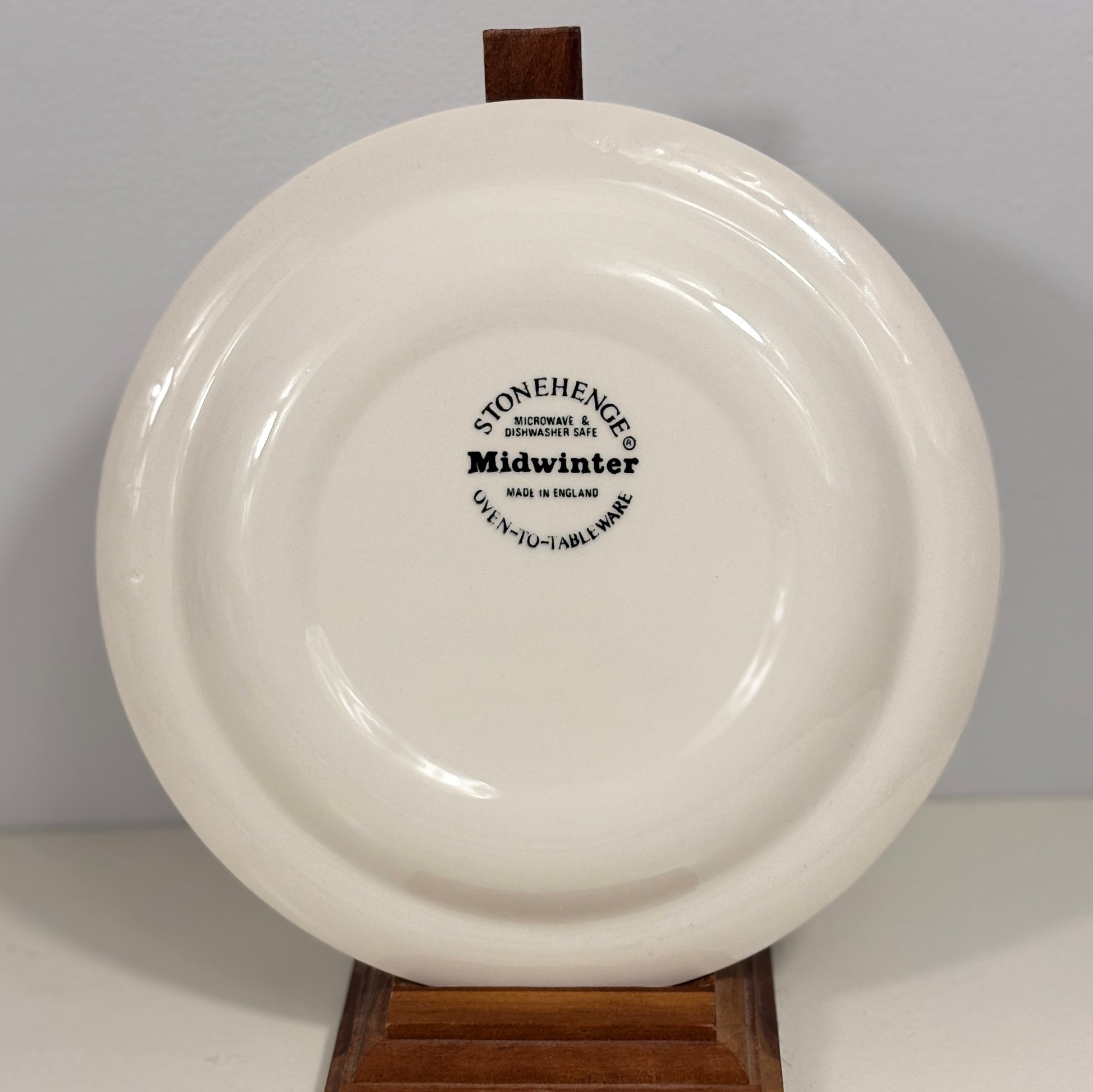 Stonehenge Midwinter White Bread & Butter Plate