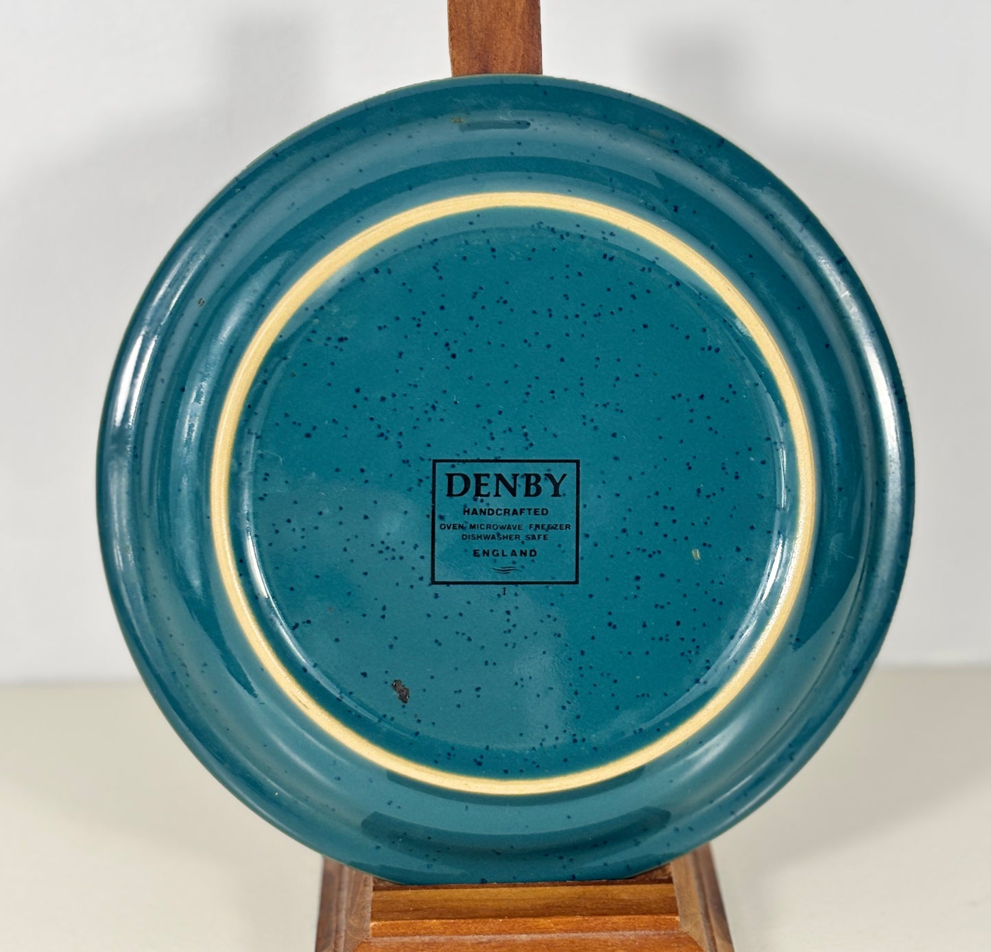 Denby Harlequin Red and Green Bread Plate