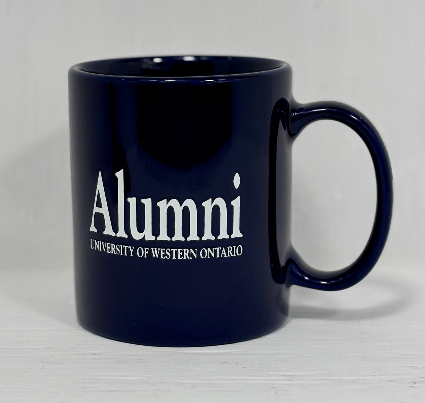 purple with 'Alumni University of Western Ontario' text on a light gray background