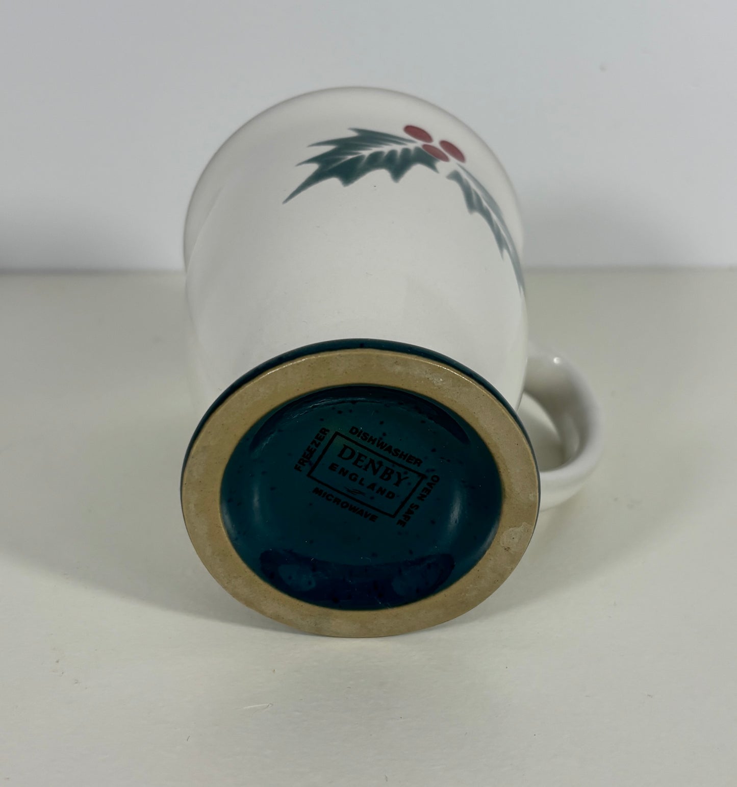 Denby Holly Green Christmas Mug