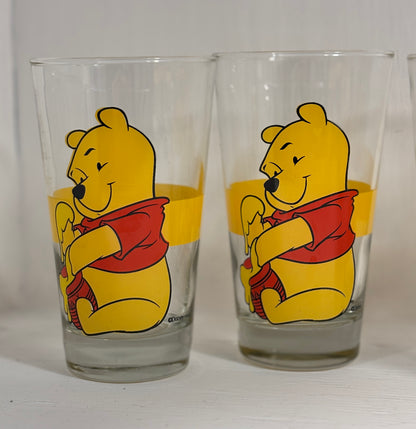 Disney Winnie the Pooh Hunny Pot Drink Glasses Set