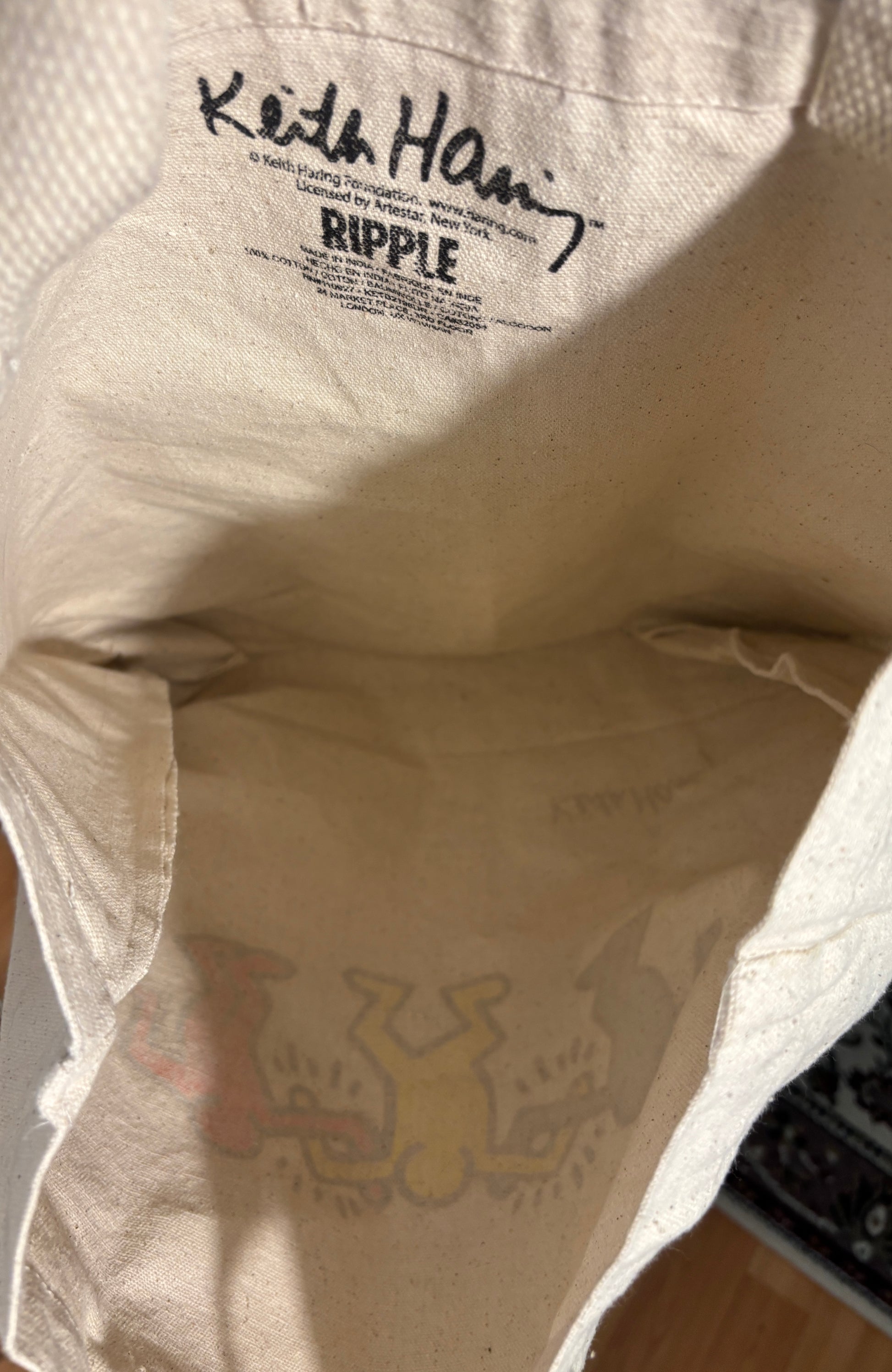 Urban Outfitters Keith Haring Free Dancing Tote Bag