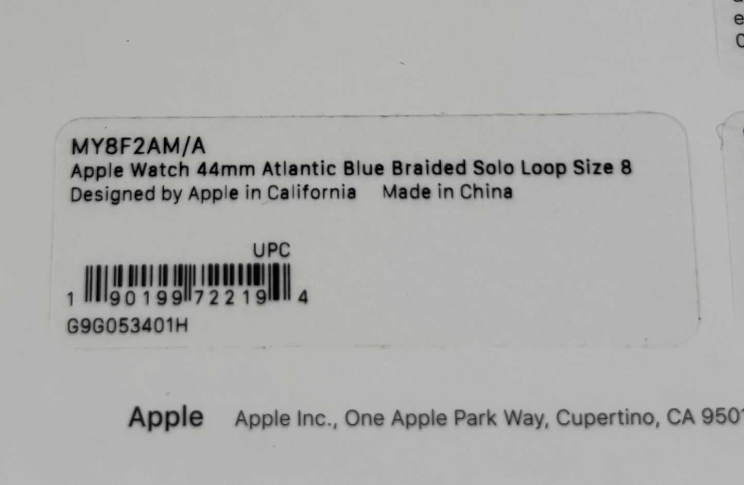 Apple Watch Braided Solo Loop Textile Fitted Watch  Band