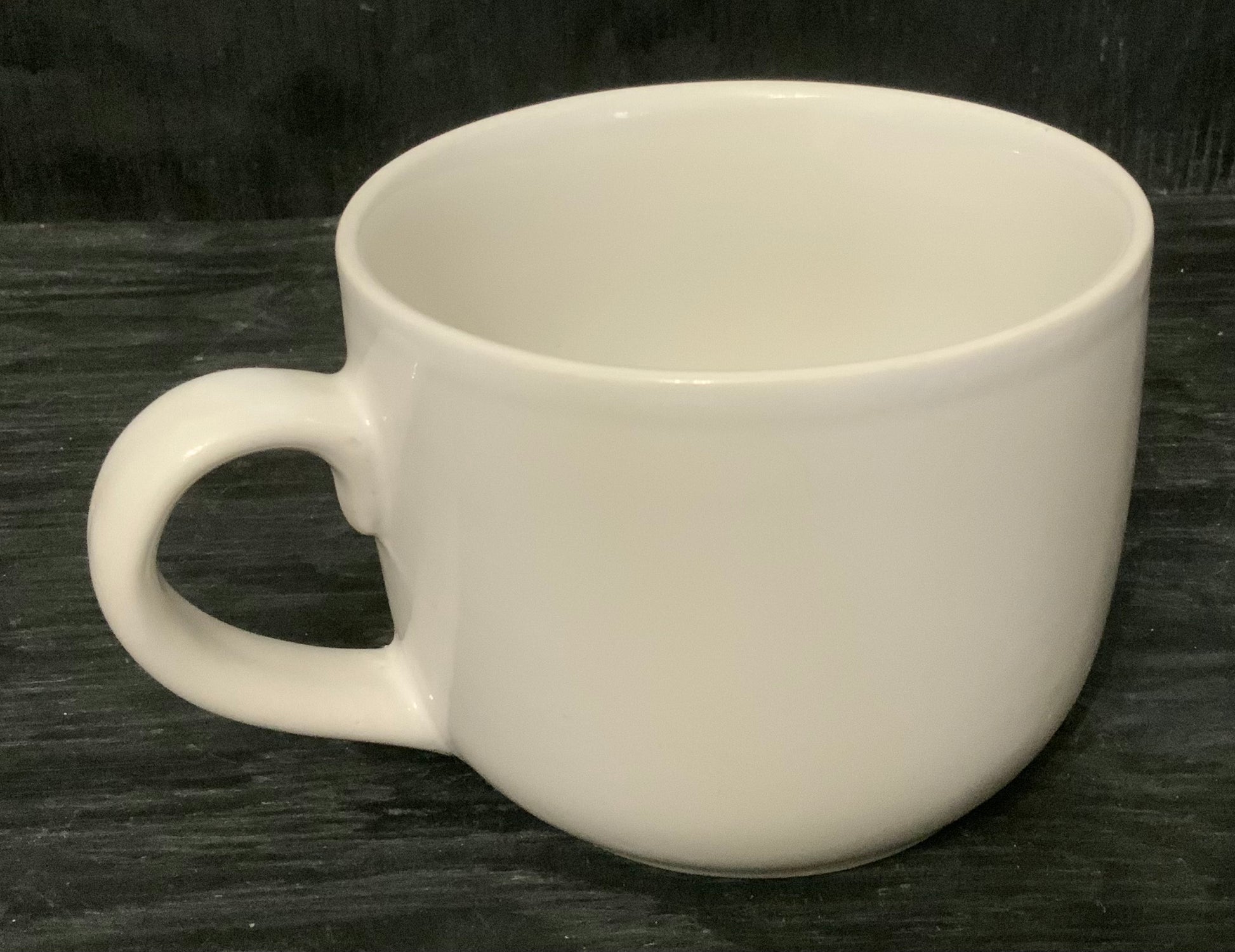 Vintage Smiley Face Café Latte Coffee Mug