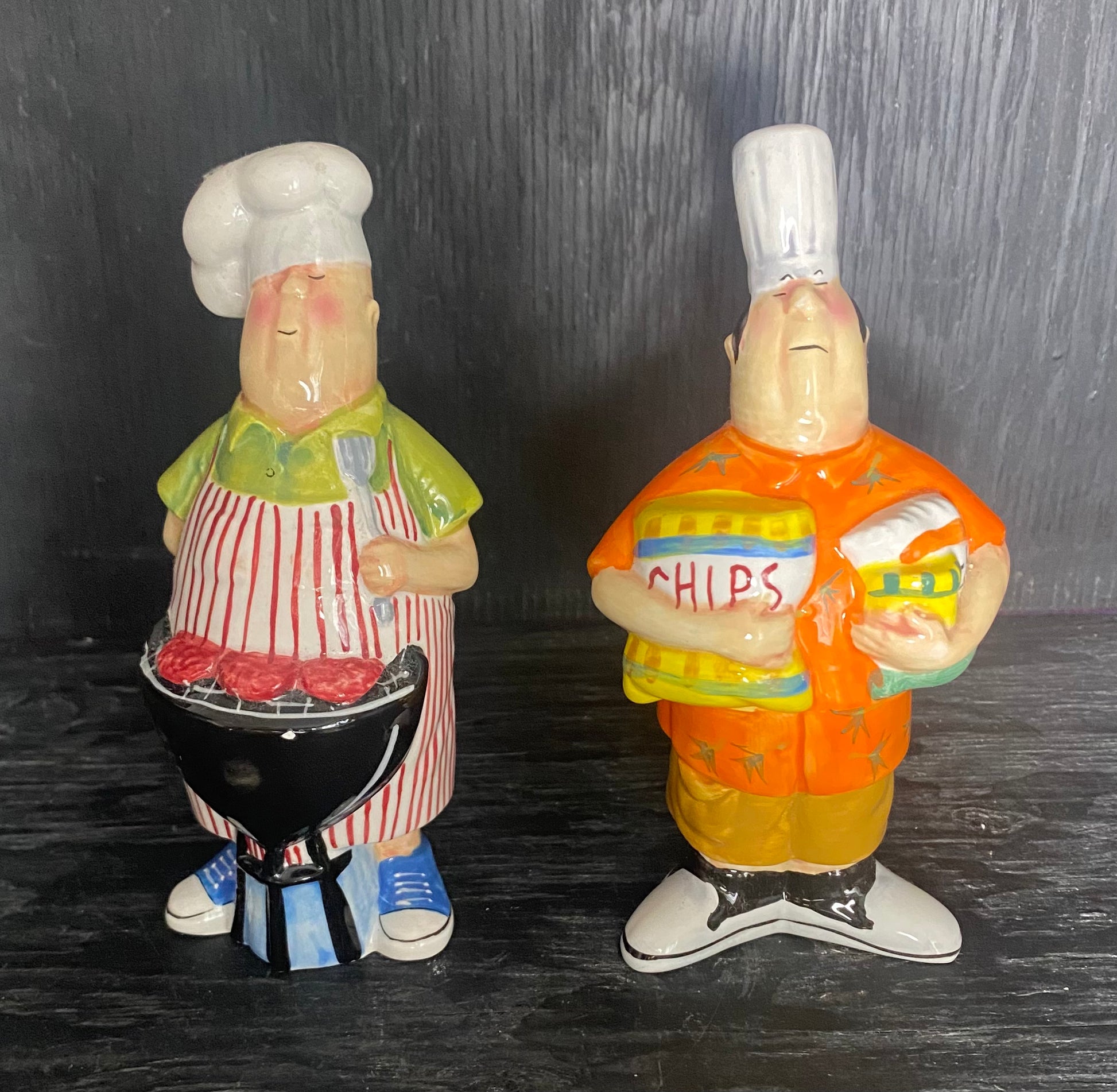 Grill Salt and Pepper Shakers