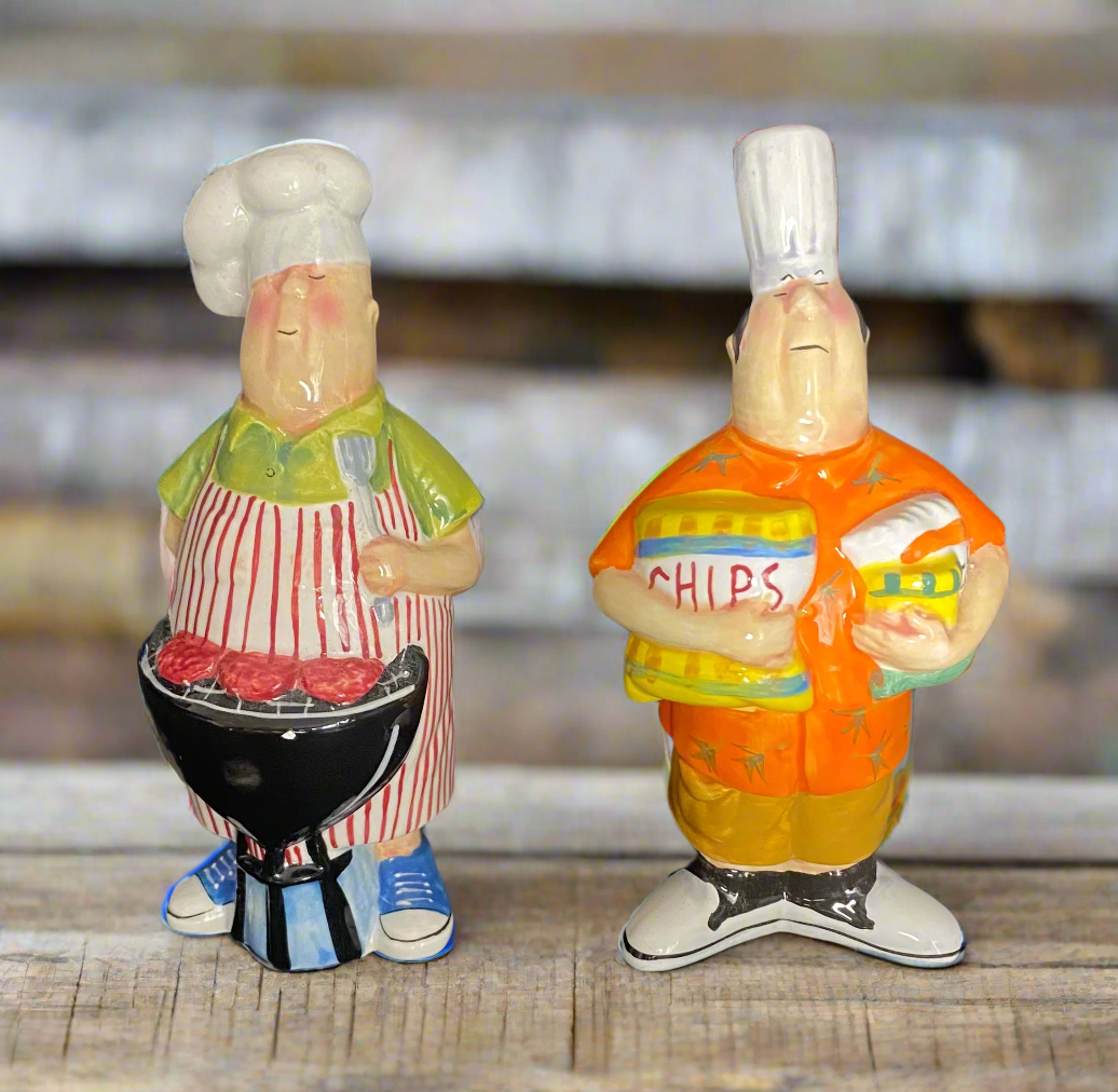 Masters of the Grill Salt and Pepper Shakers