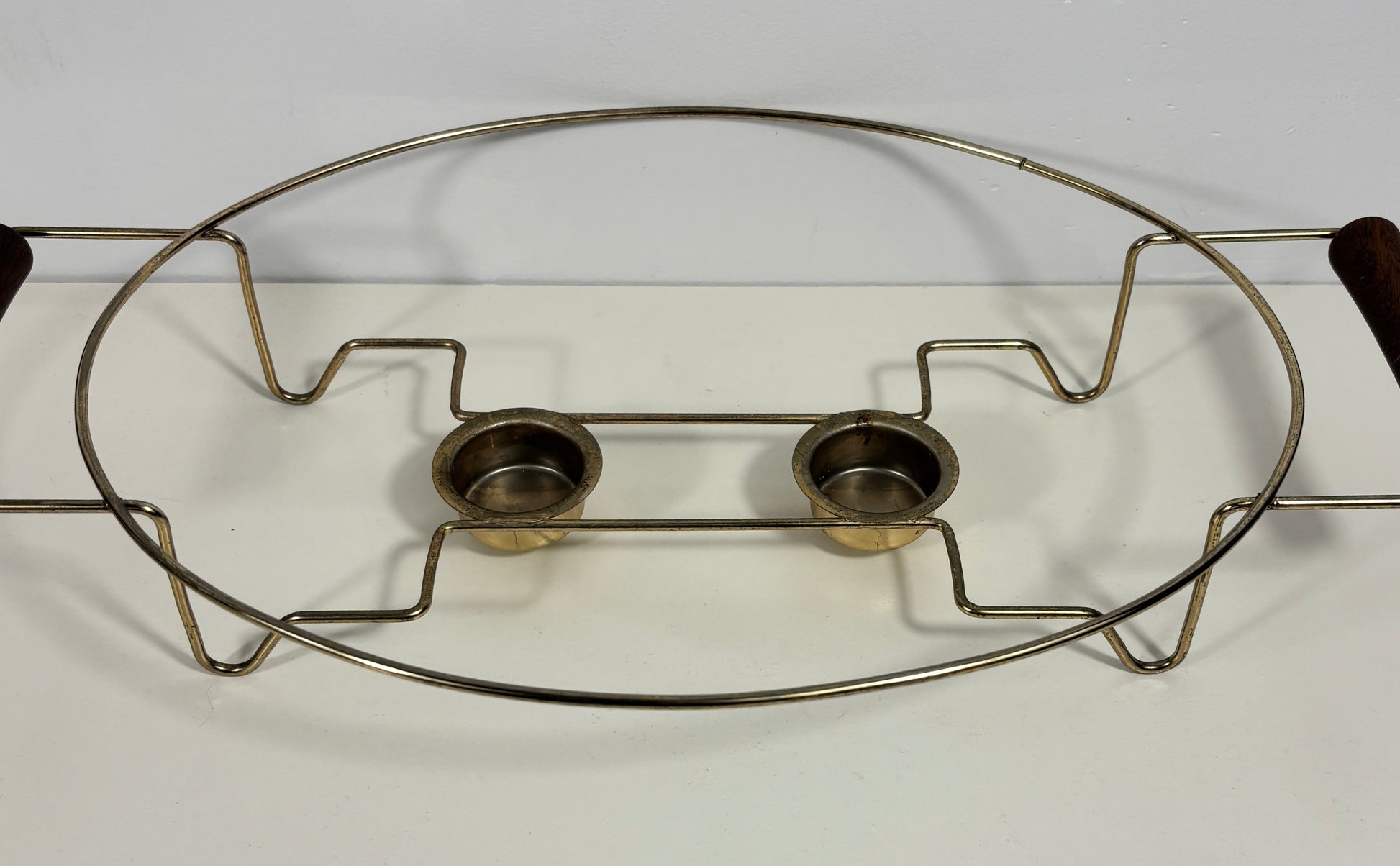 Inland Glass Carving Platter with Warming Caddy