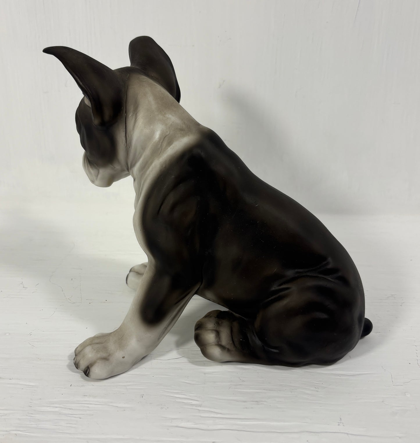 Sitting Boston Terrier Statuette