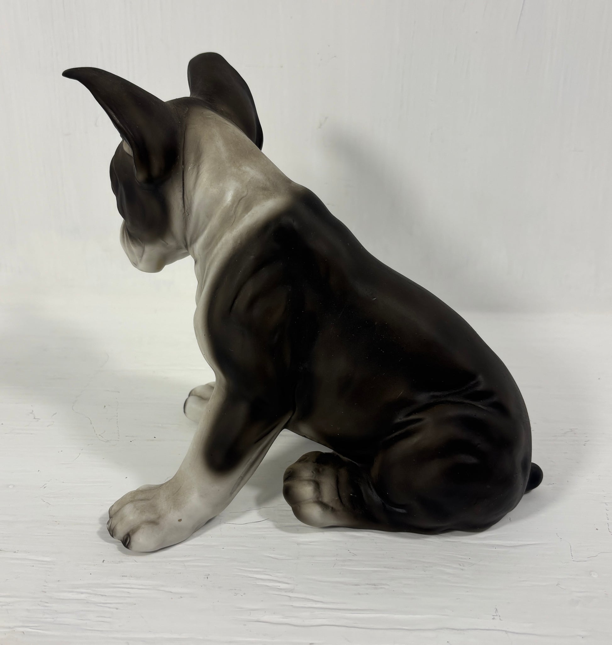 Sitting Boston Terrier Statuette