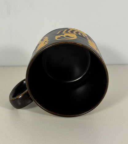 Royal Alma Brown and Orange Rooster Mug