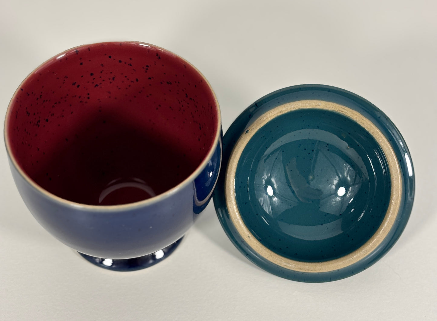 Denby Harlequin Sugar Bowl