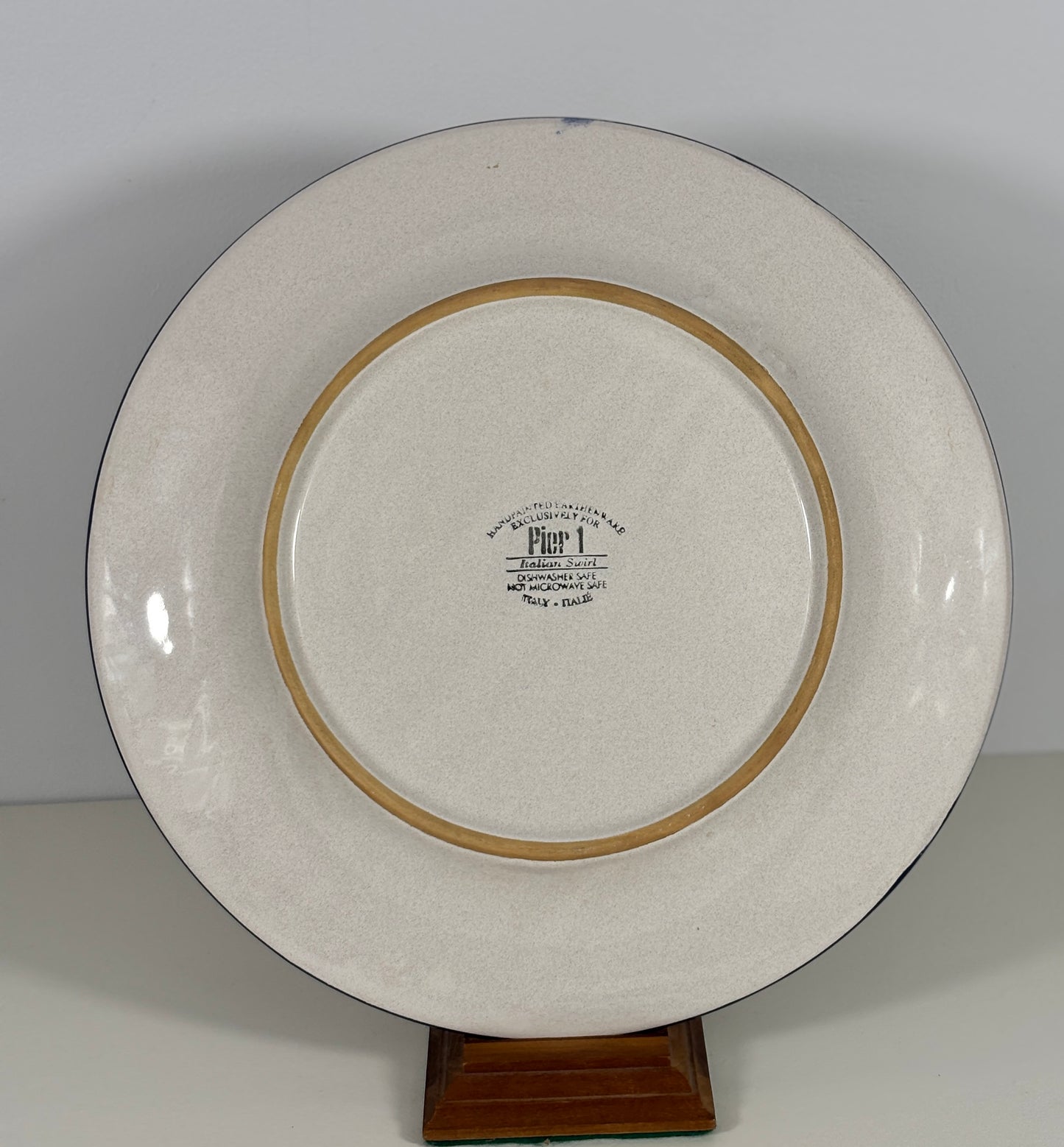 Pier 1 Imports Italian Swirl Plate