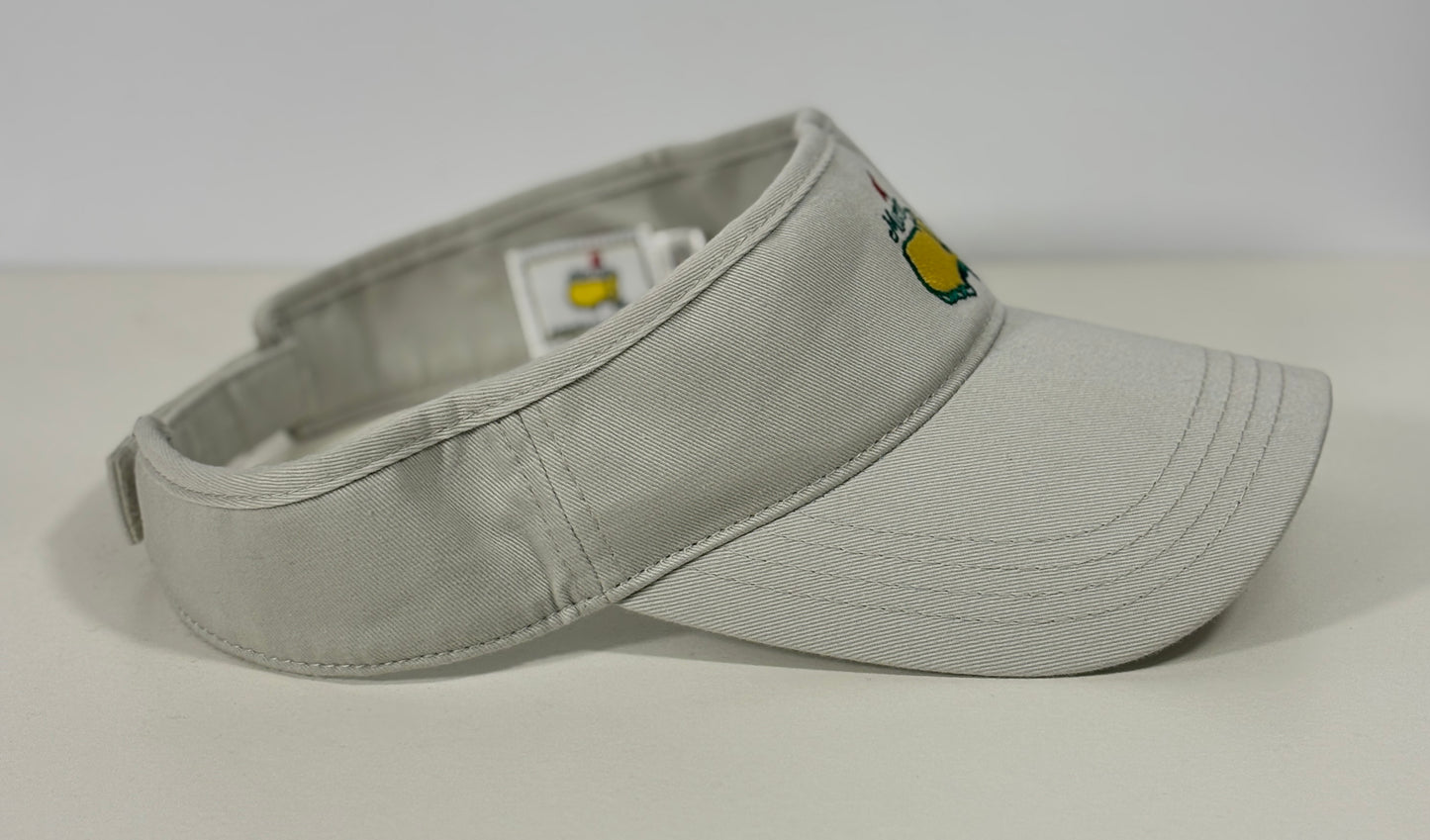 Masters Golf Tournament Beige Golf Visor