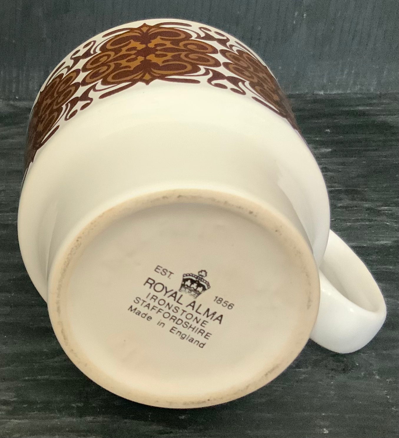 Royal Alma Ironstone England Coffee Mug