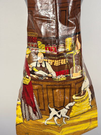 Sari Fabrics Winalot Grocery Store Vinyl BBQ Apron