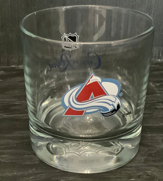 Colorado Avalanche Crown Royal Old Fashioned Rock Glass