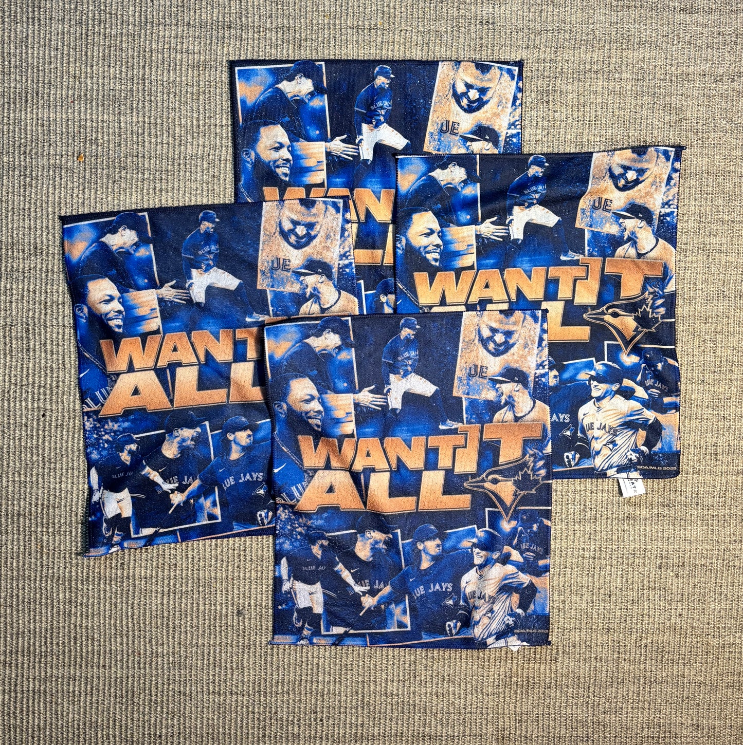Toronto Blue Jays Want It All Rally Towel Lot of 4