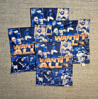Toronto Blue Jays Want It All Rally Towel Lot of 4