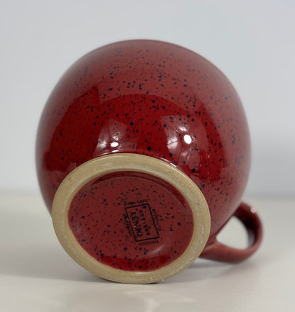 Denby Harlequin Red and Green Breakfast Teacup