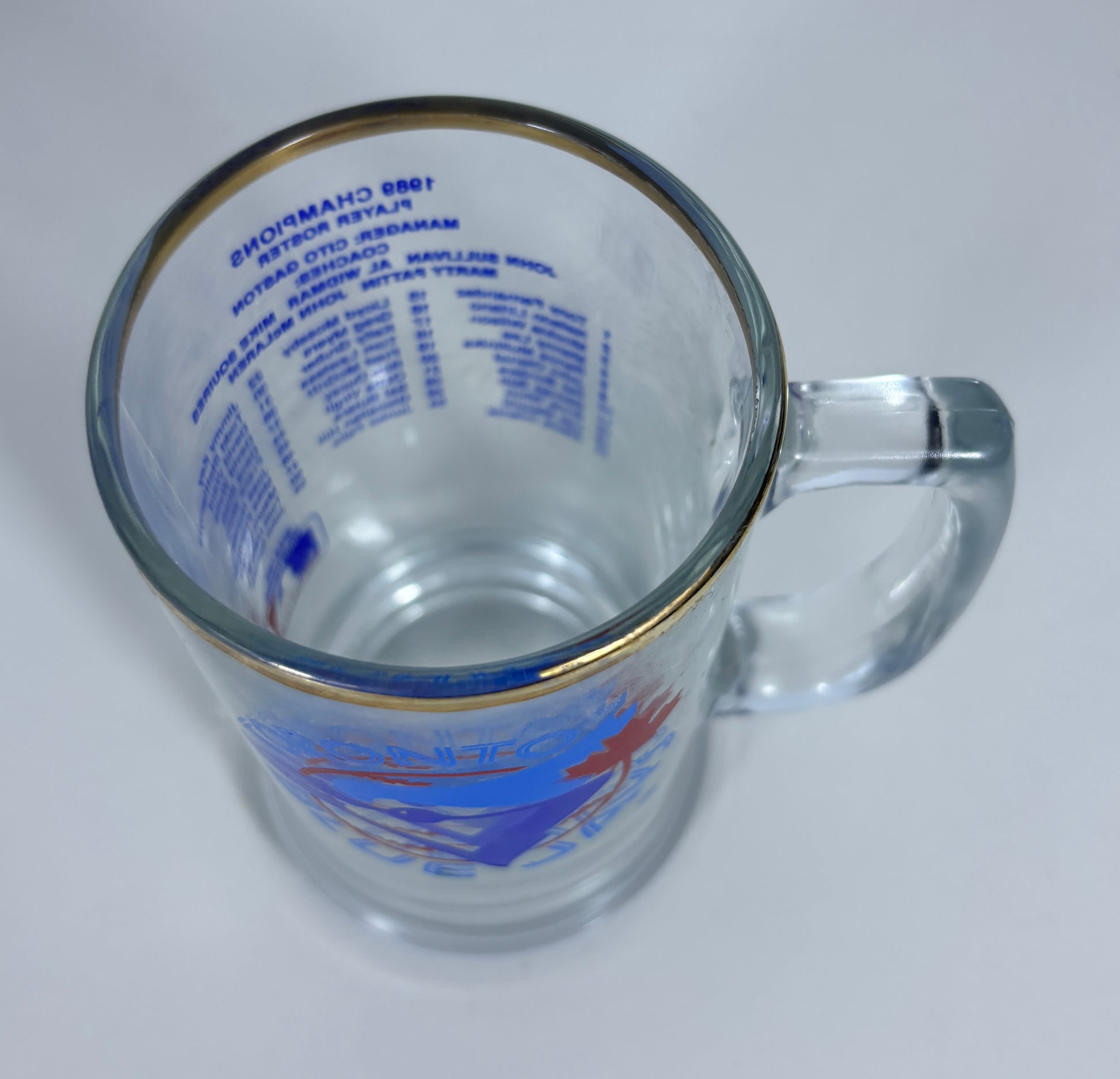 1989 Toronto Blue Jays Champions Roster Beer Mug