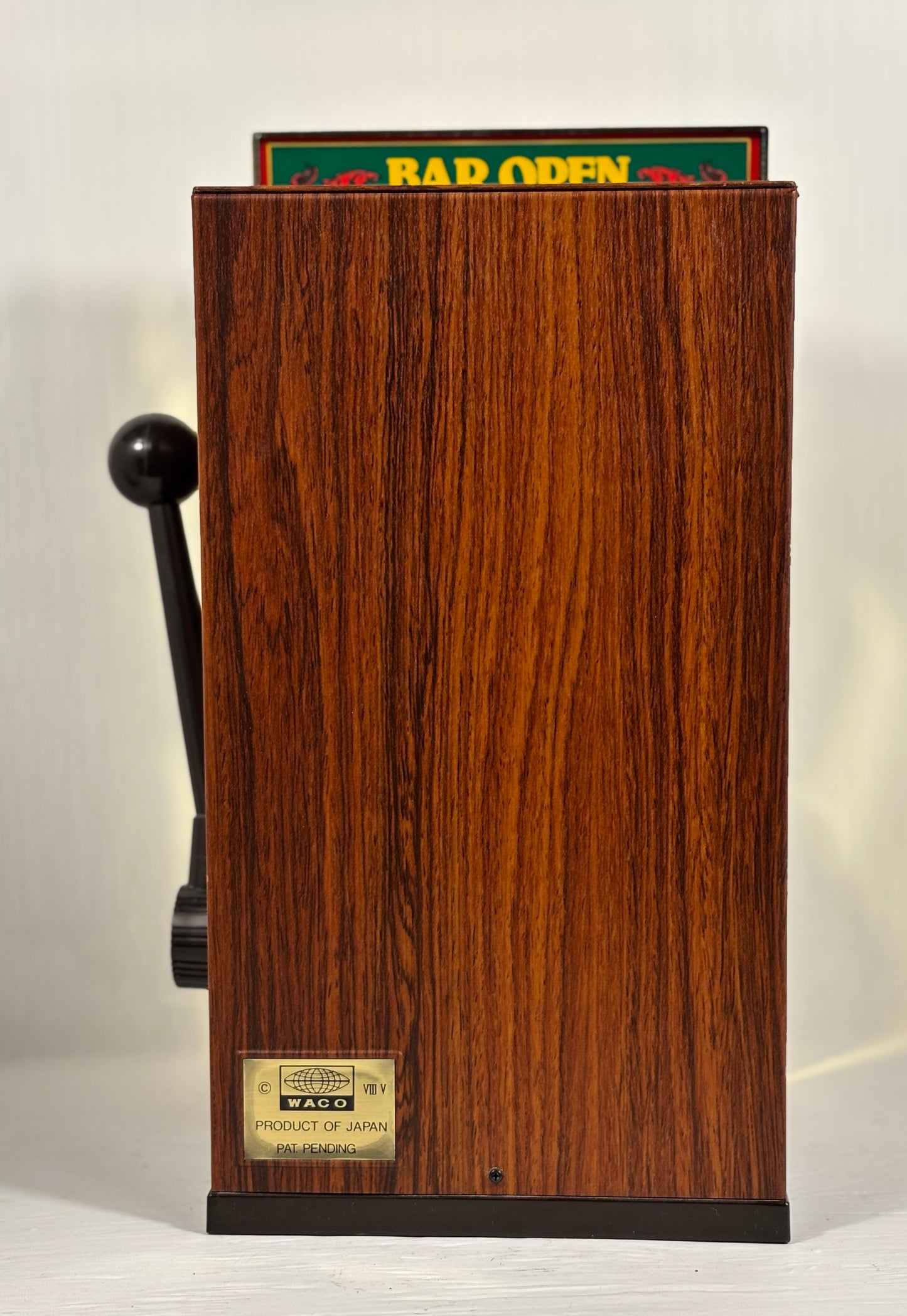 Waco One Armed Bartender Slot Machine Shaped Bar Display