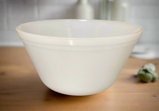 Federal Glass White Mixing Bowl