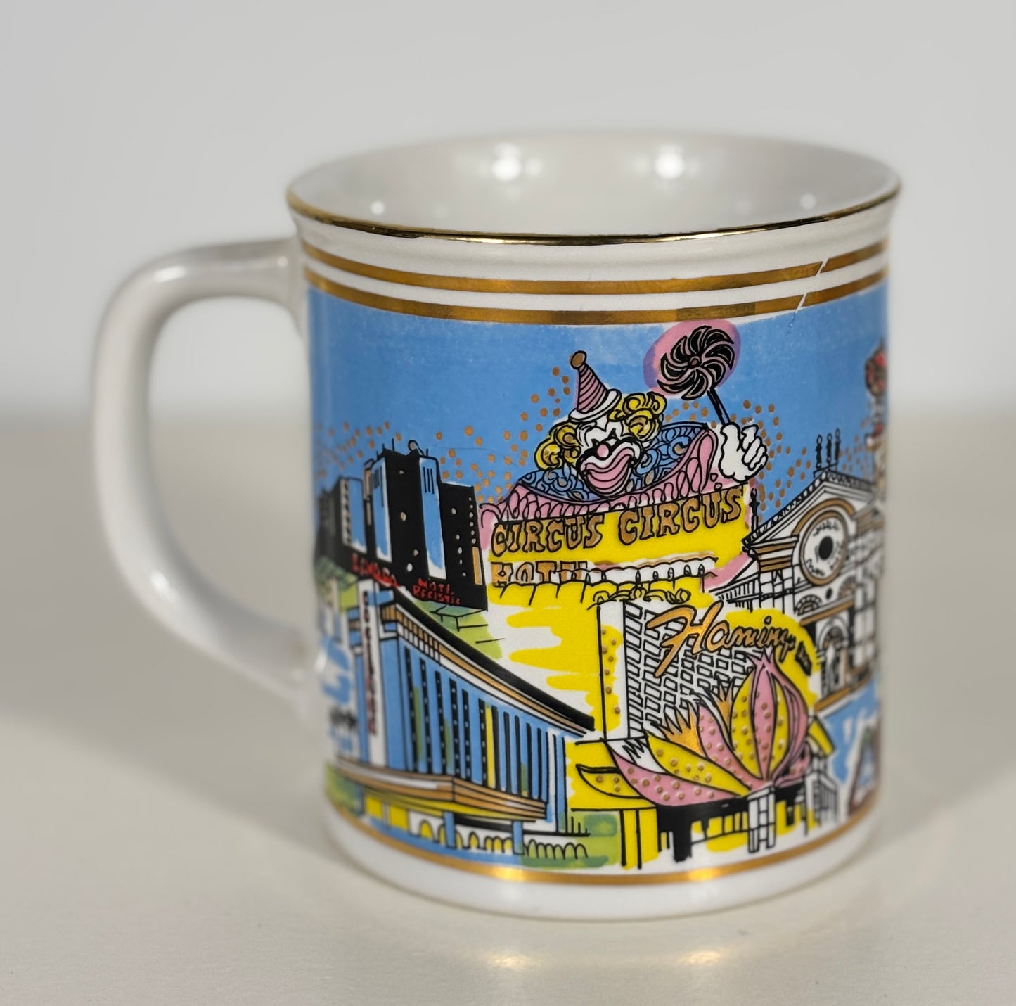 Mug with Circus Circus Hotel Las Vegas design on a white background