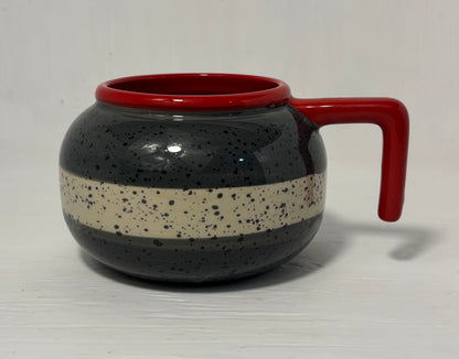 Curling Rock Shaped Coffee Mug