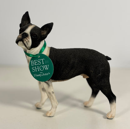 Country Artists Best in Show Boston Terrier Figurine