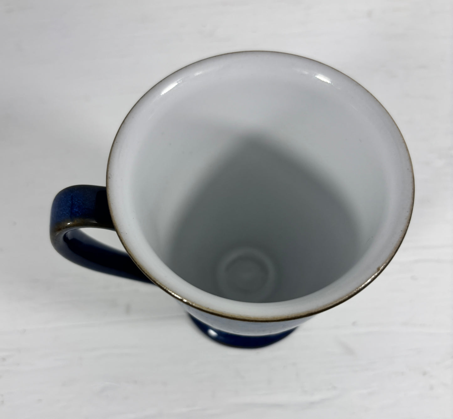 Denby Imperial Blue Footed Coffee Mug