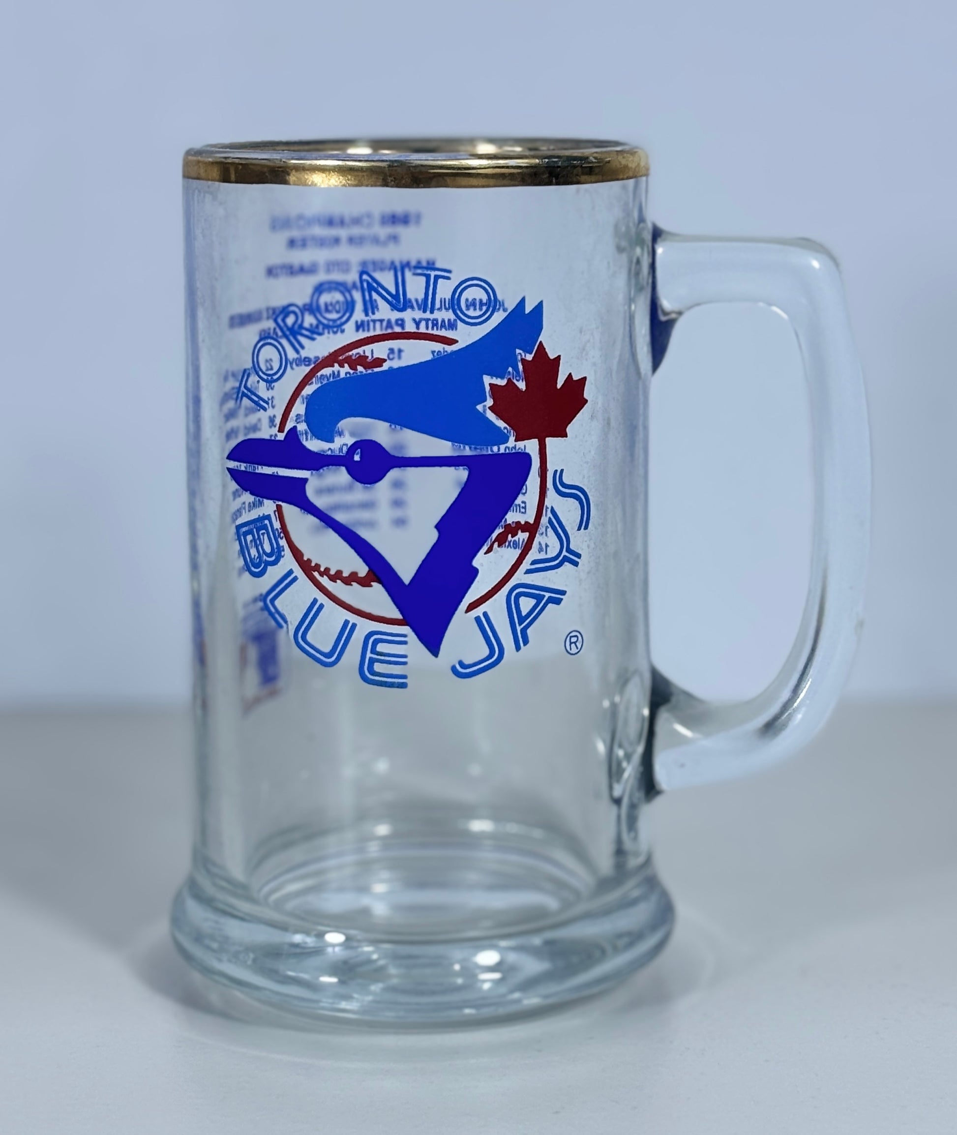 1989 Toronto Blue Jays Champions Roster Beer Mug