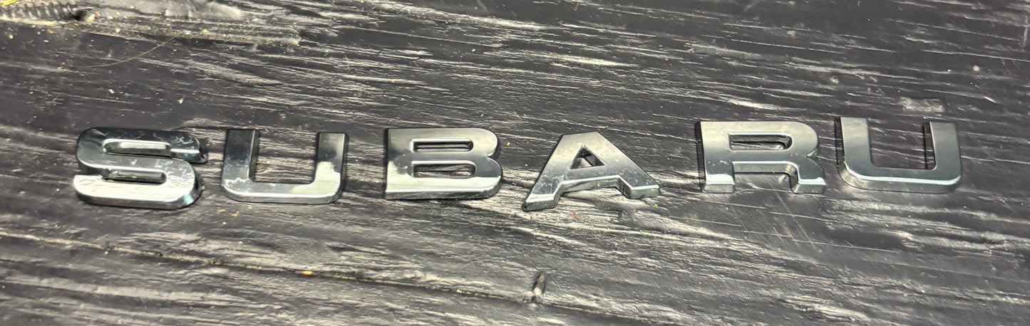 Subaru 3/4x1/2 inch Badge Emblem Letters