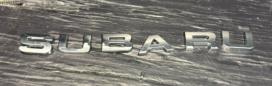 Subaru 3/4x1/2 inch Badge Emblem Letters