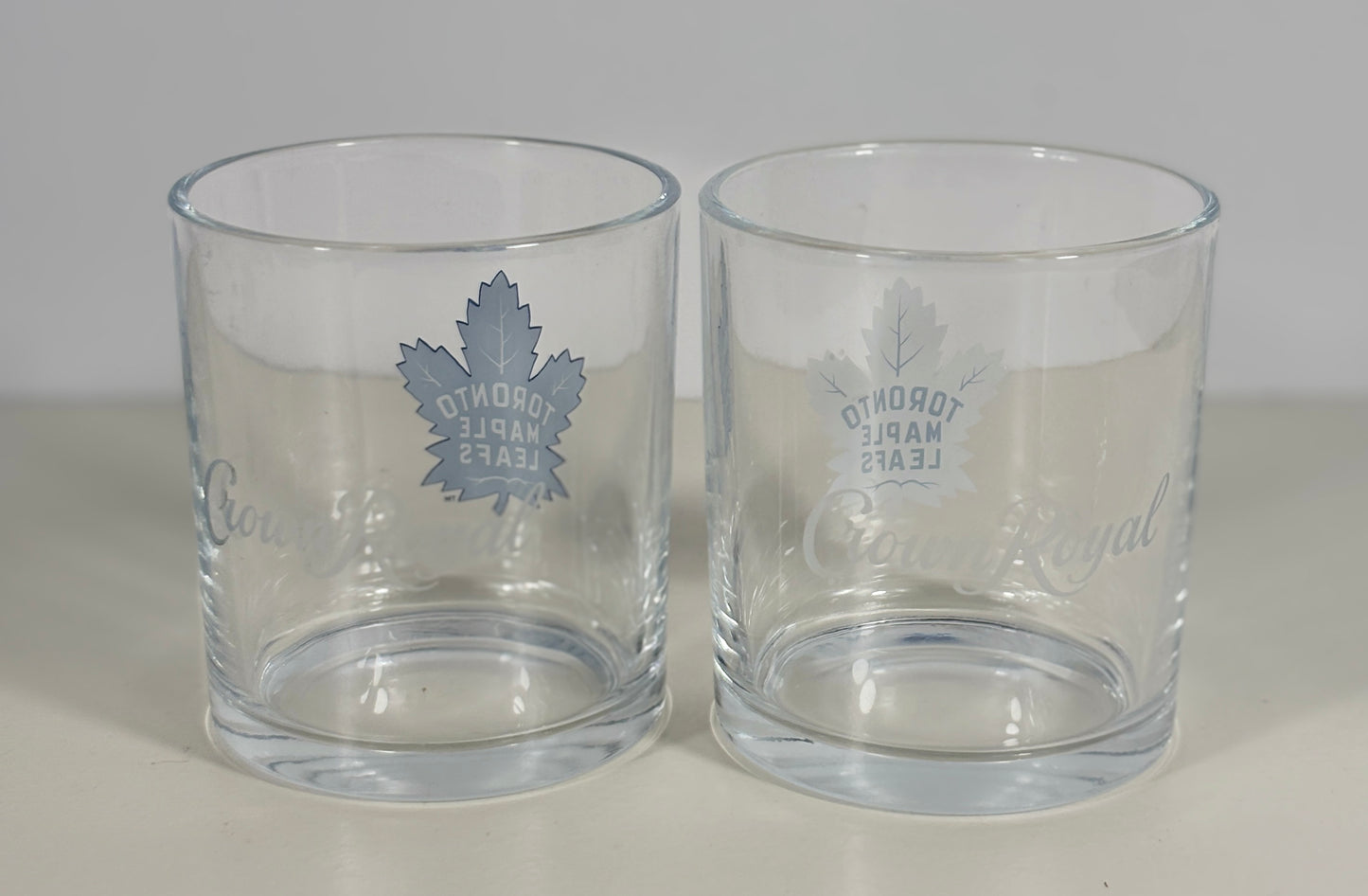 Crown Royal Toronto Maple Leafs Glasses