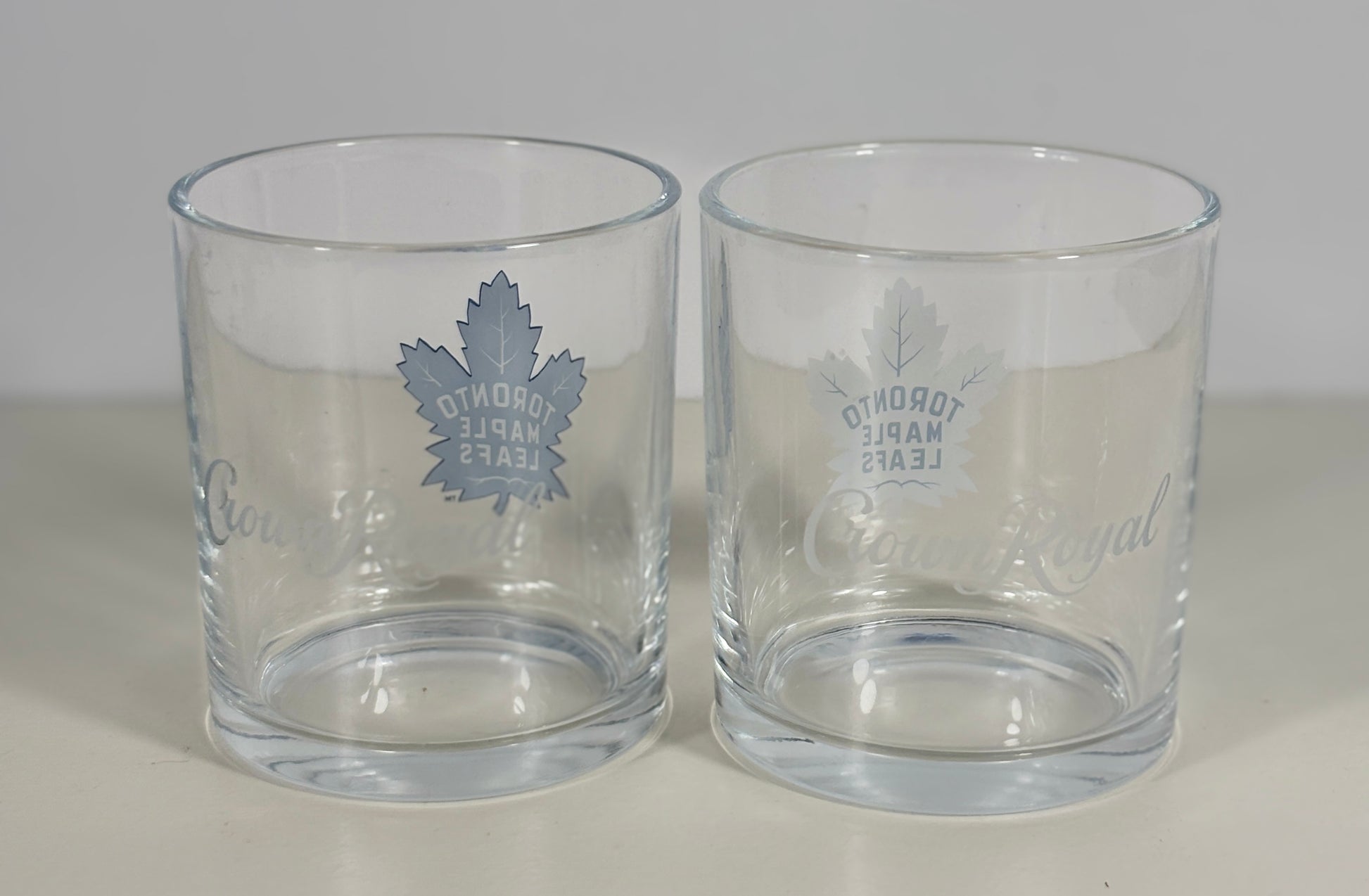 Crown Royal Toronto Maple Leafs Glasses