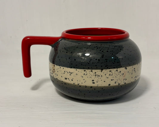 Main and Local Curling Rock Shaped Coffee Mug
