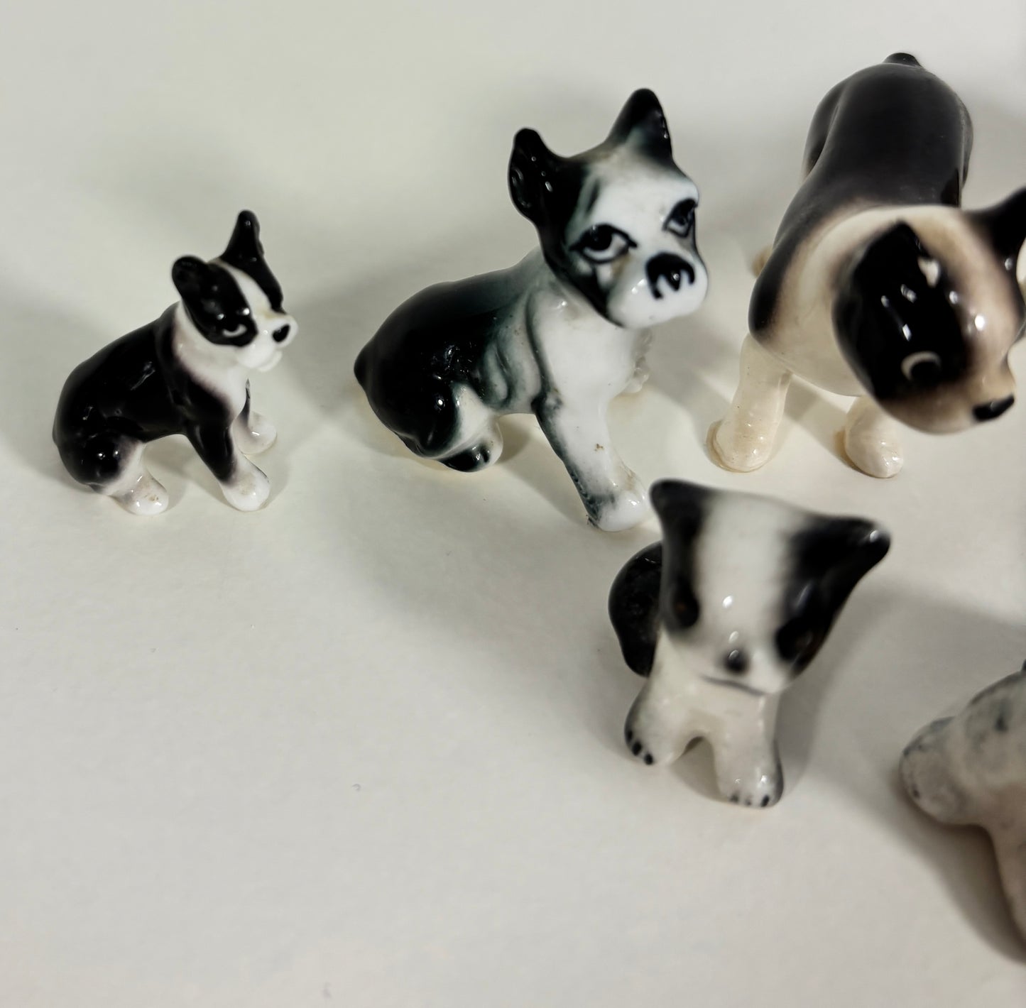 Lot of Boston Terrier Frenchie Miniature Dog Figurines
