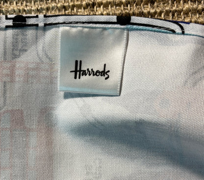 Harrods Map of London Landmarks Tea Towel