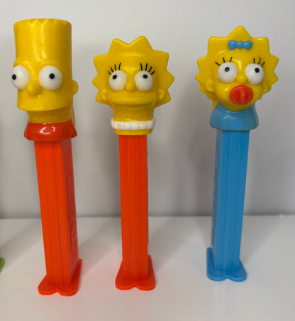 The Simpsons Cartoon Vintage Pez Dispensers