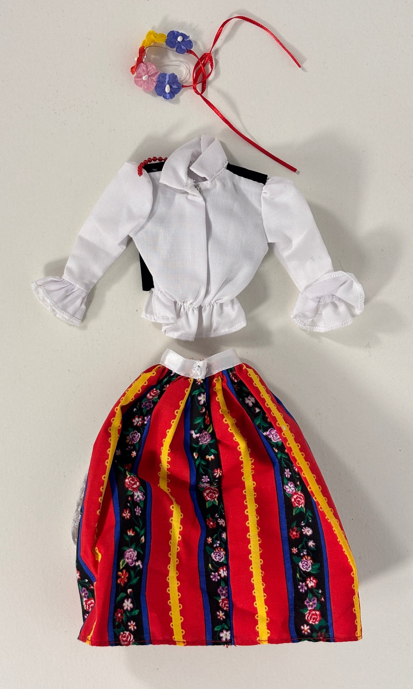 Vintage Barbie Traditional Polish Folk Outfit